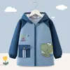 Funda para chaqueta de plumón, babero impermeable y resistente a las manchas con capucha para bebé, prenda de abrigo, elegante y se puede usar como capa exterior