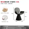Silla de maquillaje de lujo para habitación de niñas, taburete de maquillaje estilo vintage con respaldo, silla giratoria para tocador para vestidor