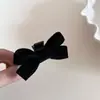Pinza de Pelo con Lazo de Terciopelo Vintage Pinza para el Cabello de Princesa Flequillo Pinza Pequeña Pinza de Tiburón Lateral Frontal Accesorios para el Cabello Mujer