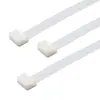 Pacote com 100 Abraçadeiras de Nylon Brancas Autotravantes para Cabos, Abraçadeiras para Fios, Cintas de Amarração, Exportação de Fábrica, Atacado, Abraçadeiras Pretas para Exportação