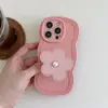 Soporte de Flores Elegante Estilo Ins Japonés y Coreano Adecuado para Funda de Teléfono Móvil Apple 16 iPhone 17 Pro Max 14/15 Mate
