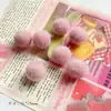 Acrílico rosa chica delicada estrellas con cuentas amor DIY joyería hecha a mano cadena de teléfono móvil material accesorios