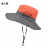 Sombrero de pescador de ala ancha estilo japonés para mujer verano algodón y lino fino plegable cubierta facial protección solar cara sombrero de cuenca pequeño