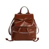 Mochila Casual Versátil Cor Sólida Outono/Inverno 2026 Bolsa de Ombro Única com Laço Fofo Grande Capacidade Bolsa de Mão Simples Feminina