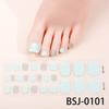 Zhengxiang Calcomanías Personalizadas de Gel para Uñas Arte Francés para Pies Luz UV Semi-horneadas Semi-curadas Calcomanías para Uñas de los Pies Venta al Mayoreo Comercio Exterior