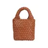 Bolso Tejido Hermin Tamaño Pequeño Bolso Tejido Hecho a Mano Billetera para Monedas de Mano Bolso de Mujer Más Vendido Bolso de Hombro Único Bolso Cruzado 60050