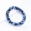 Estilo coreano personalidad simple cristal liga para el pelo ins celebridad de internet estilo bosque mejor amiga mujeres coleta banda de goma pulsera doble uso