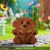 Perro Cerdo Peluche Dibujo Animado Lindo Mini Muñeco Llavero Accesorios Pequeños Regalos Colgante Mochila Estudiante Venta al por Mayor