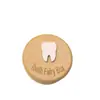 Caixa de Armazenamento de Dentes de Leite de Madeira, Caixa de Coleta de Cabelo de Bebê, Pode Ser Gravada, Caixa de Madeira para Memória de Dentes, Pequena Caixa de Joias