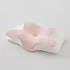Almofada borboleta para comércio exterior transfronteiriço, respirável, proteção para o pescoço, em forma de borboleta, almofada de memória para dormir, coluna cervical, recuperação lenta, núcleo de almofada de algodão de memória