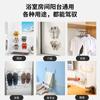 Estante de listones para baño, inodoro sin perforaciones, zapatero de pared, almacenamiento de zapatos, inodoro, escurridor de pared para puerta