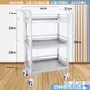 Suministro Directo de Fábrica Carrito de Plástico ABS Carrito Móvil para Peluquería de Mascotas Carrito de Hospital Coreano Silencioso de Múltiples Niveles Carrito de Herramientas