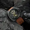 Reloj de Cuarzo de Moda Masculina Popular Ins de Venta Directa Marca Tomi Elegante de Lujo con Calendario Resistente al Agua Funcional de Cuero
