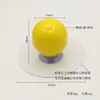 Puxador Cerâmico Colorido no Mesmo Estilo do Xiaohongshu, Puxador Simples Colorido de Furo Único, Puxador de Gaveta e Armário Estilo Americano