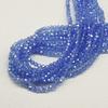 Cuentas de cristal de color AB plateado de 4 mm para joyería DIY accesorios de borla accesorios de ropa cuentas sueltas venta al por mayor directa