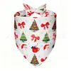 E-commerce Transfronteiriço Produtos para Pets Lenço Triangular Lenço Triangular de Natal para Pets Bavete Decoração para Pets