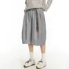 Design de Gravata Nicho High-End Retrô Americano com Pingente Curvo, Calças de Caimento Fluido, Calças Casuais Cropped Unissex, Tendência