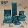 Caja para anillos, aretes, caja para joyas, caja redonda de franela con etiqueta, caja para empaquetar pulseras y collares, caja para guardar anillos.