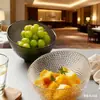 Bol Grande Inclinado para Ensalada Estilo Japonés, Bol de Vidrio, Plato para Frutas Doméstico, Plato Especial para Salsa de Hot Pot, Vajilla Comercial de Alto Valor
