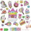 2025 nuevo sticker de pintura de diamantes de Amazon hecho a mano diy creativo pequeño regalo sticker de diamantes unicornio diamante