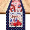 Toalha de Mesa para o Dia da Independência Americana Decoração do 250º Aniversário Toalha de Mesa de Linho Adequada para Sala de Estar Mesa de Centro Cozinha Mesa de Jantar