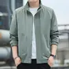 Jaqueta gola alta estilo americano para homens, outono 2026 nova jaqueta de trabalho casual versátil de corte solto, blusa masculina