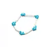 Pulsera Transfronteriza Bohemia Hecha a Mano con Cuentas Coloridas Cuentas de Arroz Margaritas Pequeñas Pulsera Estilo Resort de Playa Tobillera Elástica