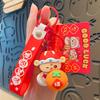 Llavero original de serpiente de Año Nuevo para coche, diseño de muñeca de dibujos animados, bolso para pareja, colgante pequeño, regalo pequeño del Año de la Serpiente.