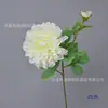 Flores blancas artificiales, modelado de paisaje de jardín de invierno, diseño de salón de bodas blanco, arreglo floral, rosa phalaenopsis