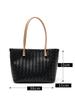Bolsa de Mujer Más Vendida en Transmisión en Vivo, Simple y Versátil, Sensación de Alta Gama, Bolso Tejido a Mano, Bolso Tote de Hombro para Viaje de Cuero Genuino para Mujer