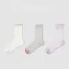 Meias Finas de Renda com Bolinhas para Primavera e Verão para Mulheres, Meias Largas Estilo Ballet, Meias Versáteis Doces e Meninas