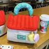 Nueva Bolsa de Maquillaje Linda con Forma de Casa para Mujer, Bolsa de Tocador de Viaje Portátil de Gran Capacidad, Bolsa de Almacenamiento con Compartimentos, Bolso de Mano