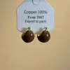 Brincos de Renda com Pedra Olho de Tigre Estilo Retrô para Mulheres no Outono e Inverno, Luxo Acessível Único, High-End, Brincos Personalizados e Versáteis