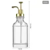 Botella de Vidrio para Jarabe de Venta Caliente Transfronteriza 500ml Dispensador de Jarabe de Café de Prensa Botella de Vidrio para Líquido de Jabón para Loción