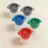 Criador de Molde de Bola de Gelo Redonda de Silicone para Uísque de Furo Único Caixa de Gelo Bola de Gelo Bandeja de Gelo Cubo de Gelo Congelado Esférico