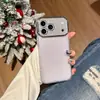 Funda de Teléfono Móvil de Gel de Gama Alta con Concha de Color Puro y Purpurina Adecuada para Apple 17 iPhone 16 Pro Max Simple 14/15