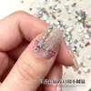 Decoraciones para Uñas Coloridas Multifacéticas de Fondo Plano de Tamaño Mixto al por Mayor, Mini Diamantes de Imitación Redondos Pequeños de Alta Calidad, Accesorios para Uñas