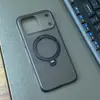 Nueva funda azul claro apta para iPhone 18, con un soporte y funda magnéticos dos en uno, para Apple 17