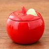 Tarro de té naranja cerámica simulación naranja tarro sellado tarro de dulces tarro de regalo juego de té decoración caja de regalo regalo