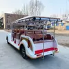 Carro Elétrico Vintage de 11 Lugares Ponto Turístico Recepção de Hotel Ônibus de Transferência Carro para Visita a Imóveis Carro de Passeio de Quatro Rodas Retrô