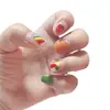 Pegatinas para uñas TE, sin cocción, de moda, finas, arte de uñas de cobertura completa listo para usar, pegatinas de uñas vestibles temu, Sudeste Asiático, Japón, Corea