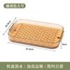 A5L Bandeja para Té Bandeja Entrada-lujo Hogar Pequeña Bandeja de Drenaje Bandeja de Té Sala de Estar Mesa de Café Taza de Té Taza de Agua Rectangular Agua