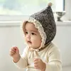 Gorro para Bebé de 0-12 Meses Primavera Otoño Delicado con Adorno de Encaje Gorro Turbante para Niños Niñas Protección para Orejas de Bebé Lindo Gorro de Poner