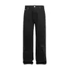 Ropa para Hombre Shanggu: Comercio transfronterizo, exclusivamente para el Sudeste Asiático, jeans de pierna recta negros de moda callejera, estilo americano, corte holgado