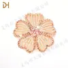 Bolsa de ropa de fábrica flor joyería de alta gama flor de taladro caliente flor de pedrería corsage de rosa flor de zapato flor tridimensional estereotipada
