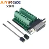 Adaptador DB15 sin soldadura doble fila 15 pines puerto paralelo equipo de control industrial placa adaptadora hembra tornillo sin carcasa