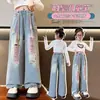 Conjunto de Verano para Exteriores para Niñas 2026 Nuevo de Niños Manga Corta Muy Bonito Ropa de Trabajo Larga para Niñas