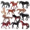 Simulación Transfronteriza Mini Granja Aves de Corral Pollo Pato Ganso Vaca Animal Pequeño Modelo en Miniatura Mesa de Arena Paisajismo Juguetes Venta al por Mayor