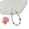 Y2K Lujo Accesible Chica Rosa Flor Lazo Cadena para Teléfono Móvil Funda de Teléfono Móvil Colgante Cadena de Cámara Ccd Cordón