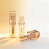 Tubo Cuadrado para Brillo de Labios de 4ml y 7.5ml Material de Empaque Plástico Totalmente Transparente Tubo Vacío para Aceite de Labios Se Puede Imprimir con Logo